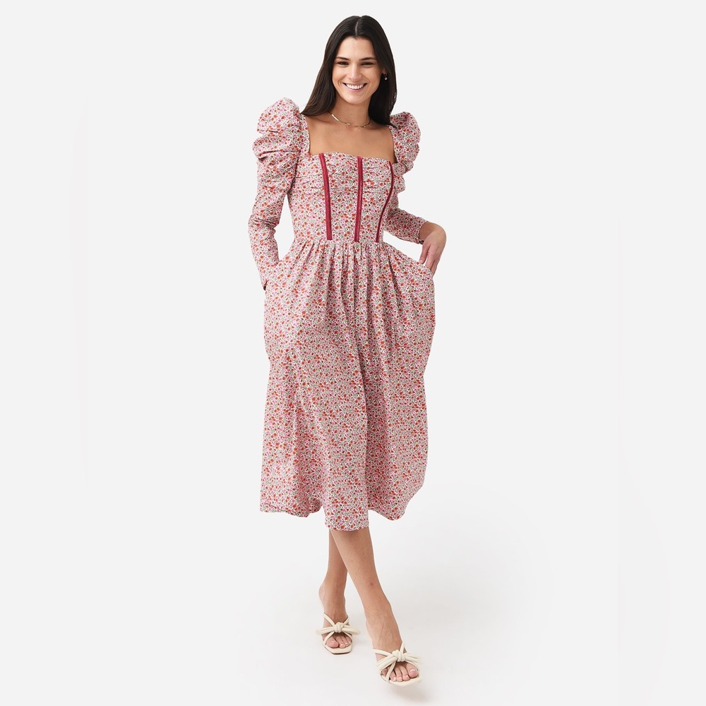 Evi Grintela Frida Midi corset dress (nwt) $895